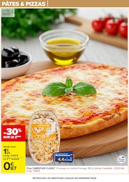 Prix et réduction Pizza dans le prospectus Carrefour en cours Offre Pizza dans le catalogue Carrefour du moment à la page 4