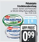 Frischkäsezubereitung bei E xpress im Berg Prospekt für 0,99 €