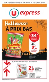 Promos Poulet dans le catalogue "Halloween À PRIX BAS" de U Express Poulet en promo dans le catalogue U Express à la page 1