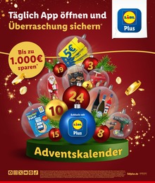 Discounter Prospekt von Lidl Möckmühl Lidl Prospekt: "Täglich App öffnen und Überraschung sichern", 2 Seiten, 01.12.2024 - 24.12.2024