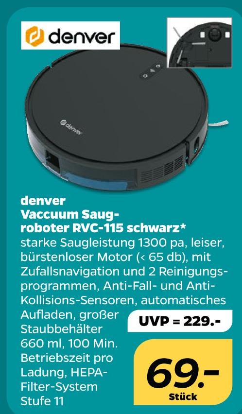 Vaccum Saugroboter RVC-115 schwarz