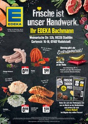 Aktueller EDEKA Supermarkt Prospekt in Stadtilm und Umgebung, "Frische ist unser Handwerk" mit 2 Seiten, 28.07.2025 - 02.08.2025