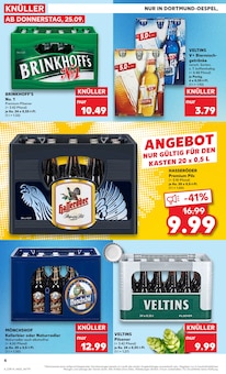 Veltins im Kaufland Prospekt "EXTRA-ANGEBOTE" mit 8 Seiten (Hattingen)
