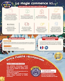 Catalogue La Grande Récré de la semaine 42, "LE TRAÎNEAU MAGIQUE", page 2, 15/10/2025 - 02/12/2025 Prospectus La Grande Récré en cours, "LE TRAÎNEAU MAGIQUE", page 2 sur 188