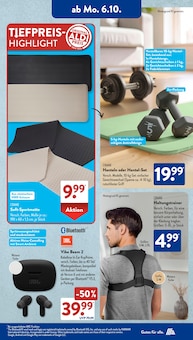 Hanteln Angebot im ALDI SÜD Prospekt, gültig von 06.10.2025 bis 11.10.2025 Hanteln Angebot im aktuellen ALDI SÜD Prospekt auf Seite 13