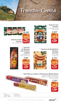 Promo Saucisse de morteau dans le catalogue Colruyt du moment à la page 7