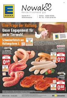 EDEKA Ennepetal Prospekt der aktuellen Woche, gültig von 16.06.2025 bis 21.06.2025 Aktueller EDEKA Ennepetal Prospekt "Aktuelle Angebote" mit 24 Seiten