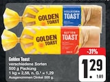 Vollkorn Toast im Angebot bei E center in Amberg Vollkorn Toast Angebote von Golden Toast bei E center Amberg für 1,29 €