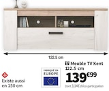 MEUBLE TV BANC TV KENT à 139,99 € dans le catalogue Conforama