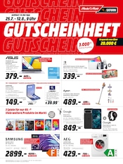Aktueller MediaMarkt Saturn Elektromarkt Prospekt in Wedemark und Umgebung, "Gutscheinheft" mit 16 Seiten, 25.07.2024 - 12.08.2024