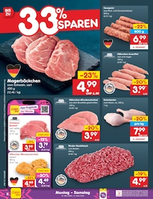 Fleisch im aktuellen Netto Marken-Discount Prospekt (Rostock) Fleisch im Netto Marken-Discount Prospekt "Aktuelle Angebote" mit 62 Seiten (Rostock)