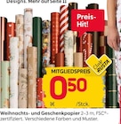 Weihnachts- und Geschenkpapier bei Rusta im Kerpen Prospekt für 0,50 €