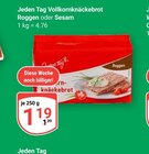 Vollkornknäckebrot Roggen von Jeden Tag im aktuellen GLOBUS Prospekt