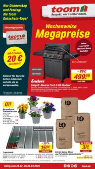 toom Baumarkt Blomberg Prospekt der aktuellen Woche, gültig von 28.02.2026 bis 06.03.2026 Aktueller toom Baumarkt Blomberg Prospekt "Respekt, wer's selber macht." mit 12 Seiten