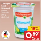 Schmand von Thüringer Land für 0,89 € bei Netto Marken-Discount im Angebot Schmand von Thüringer Land im aktuellen Netto Marken-Discount Prospekt
