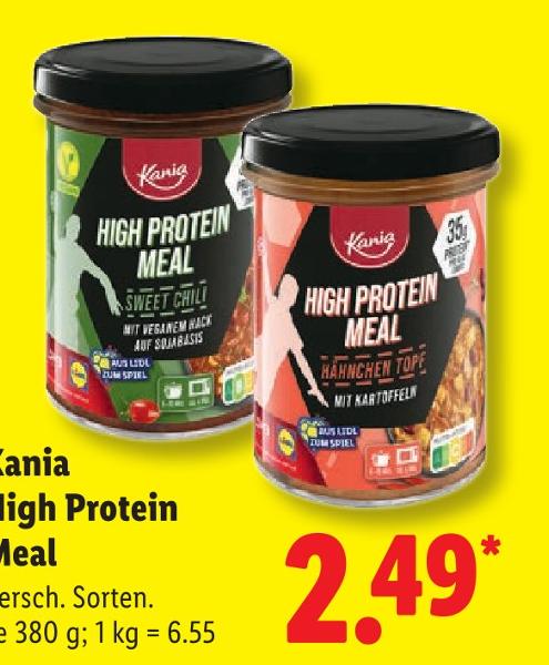 High Protein Meal Sweet Chili