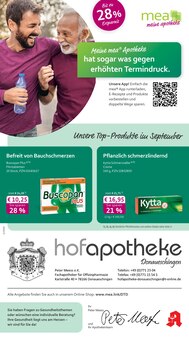 mea - meine apotheke Prospekt der KW 36 "Unsere September-Angebote" Aktueller mea - meine apotheke Prospekt "Unsere September-Angebote" Seite 1 von 4 Seiten