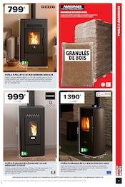 Promos Granulé Bois dans le catalogue "PRIX DÉPÔT SPÉCIAL CHAUFFAGE ISOLATION" de Brico Dépôt Granulé Bois en promo dans le catalogue Brico Dépôt à la page 9