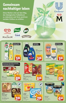 Eis im REWE Prospekt "Dein Markt" mit 32 Seiten (Augsburg)