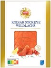 Kodiak Sockeye Wildlachs im Angebot bei REWE in Fürth Kodiak Sockeye Wildlachs Angebote von REWE Feine Welt bei REWE Fürth für 3,89 €