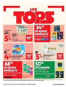 Catalogue Auchan Hypermarché de la semaine "LES TOPS" avec 2 pages, valide du 07/07/2026 au 19/07/2026 pour Valence et alentours Prospectus Auchan Hypermarché de la semaine "LES TOPS" avec 2 pages, valide du 07/07/2026 au 19/07/2026 pour Valence et alentours