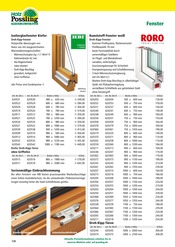 Fenster Angebote im Prospekt "Holz- & Baukatalog 2024/25" von Holz Possling auf Seite 128