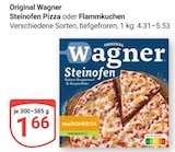 Steinofen Pizza oder Flammkuchen Angebote von Original Wagner bei GLOBUS Altenburg für 1,66 €