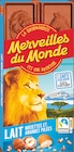 Chocolat au lait noisettes et amandes pilées - Merveilles du Monde dans le catalogue Intermarché