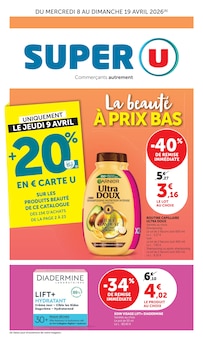 Catalogue Super U de la semaine 15, "Super U", page 1, 08/04/2026 - 19/04/2026 Prospectus Super U en cours, "Super U", page 1 sur 48
