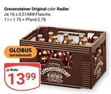 Original im Angebot bei GLOBUS in Bad Kreuznach Original Angebote von Grevensteiner bei GLOBUS Bad Kreuznach für 13,99 €