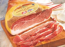 JAMBON DE BAYONNE FERMIER IGP** - Carrefour Market à Lille JAMBON DE BAYONNE FERMIER IGP** en promo chez Carrefour Market Lille à 19,90 €