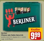 Pilsener oder Radler Naturtrüb von Berliner im aktuellen REWE Prospekt