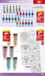 Offre Peinture Acrylique dans le catalogue Lidl du moment à la page 15