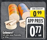 Gelbwurst im Angebot bei EDEKA in Passau Gelbwurst Angebote bei EDEKA Passau für 0,77 €