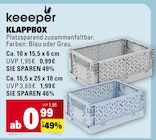 Klappbox im Angebot bei Marktkauf in Esslingen Klappbox Angebote von keeper bei Marktkauf Esslingen für 0,99 €