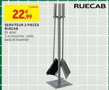 Serviteur 3 pièces - RUECAB - Intermarché Hyper Serviteur 3 pièces - RUECAB à 22,99 € dans le catalogue Intermarché Hyper