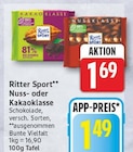 Nussklasse von Ritter Sport im aktuellen EDEKA Prospekt