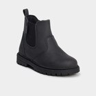 Promo Boots crantées noir garçon à 29,99 € dans le catalogue La Halle à Brignoles