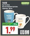TASSE im Angebot bei Marktkauf in Bad Salzuflen TASSE Angebote von KESPER bei Marktkauf Bad Salzuflen für 1,99 €