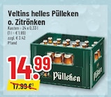 Aktuelles helles Pülleken o. Zitrönken Angebot bei Trinkgut in Gütersloh ab 14,99 €