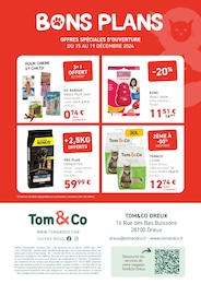 Prospectus Tom&Co à Dreux "BONS PLANS", 1 page, 15/12/2024 - 19/12/2024