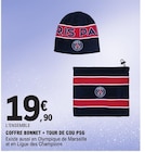 Coffre bonnet + tour de cou PSG dans le catalogue E.Leclerc