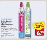 Quick-Connect-Zylinder oder Schraubzylinder Füllung im Angebot bei combi in Lingen Quick-Connect-Zylinder oder Schraubzylinder Füllung Angebote von sodastream bei combi Lingen für 4,44 €