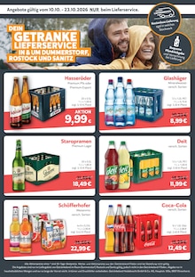 Coca Cola im Durst.de Prospekt "Du bestellst. Durst liefert." mit 2 Seiten (Rostock)
