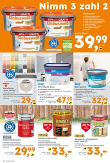 Farbe im Globus-Baumarkt Prospekt "Immer eine Idee besser" mit 16 Seiten (Hamm)