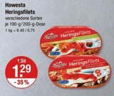 Heringsfilets Angebote von Hawesta bei V-Markt München für 1,29 €