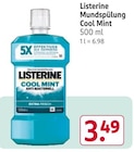 Mundspülung Cool Mint von Listerine im aktuellen Rossmann Prospekt für 3,49 €
