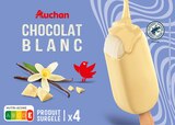 BÂTONNETS GLACÉS CHOCOLAT BLANC AUCHAN - AUCHAN - Auchan Hypermarché à Poitiers BÂTONNETS GLACÉS CHOCOLAT BLANC AUCHAN - AUCHAN en promo chez Auchan Hypermarché Poitiers à 5,18 €