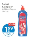 Aktuelle Geschirrspüler Angebote bei V-Markt in Regensburg Aktuelles Klarspüler Angebot bei V-Markt in Regensburg ab 1,99 €