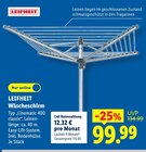 Wäscheschirm im Angebot bei Lidl in Gifhorn Wäscheschirm Angebote von Leifheit bei Lidl Gifhorn für 99,99 €